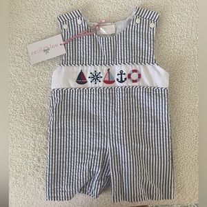 Cecil and Lou Seersucker Sailboat Jon Jon